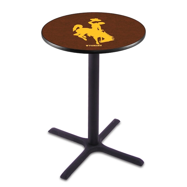42" Blk Wrinkle Wyoming Pub Table